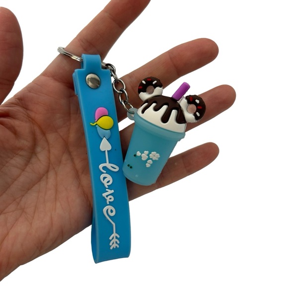 Cute Mickey Ear Shaped Ice Cream Key Chain 4 colors - Picture 9 of 16